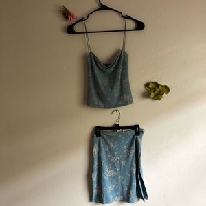 Floral Top and Skirt